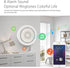 Smart Wi-Fi Siren Alarm, Wireless Home Security Burglar Alarm with Sound and Light, 100dB Sounder