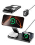 Intoval 3-in-1 Foldable Wireless Charging Station, Qi2 Certified 15W Ultra Fast Wireless Charger