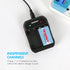 Tenergy 9V 250mAh 4 Pack 2 9V Battery Rechargeable NiMH Square Battery with Bay Battery Charger for Smoke