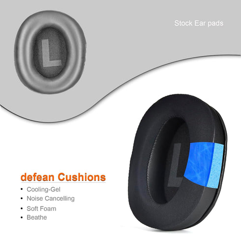Cooling Gel Earpads Replacement for Logitech G Pro/G Pro X Gaming Headphones, Noise Isolation Foam
