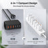 USB C Charger Block, 100W GaN 6 Port PD USB C QC USB A Wall Charger Adapter Plug Cube, Super Fast Charging Station Hub