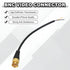 0.6FT 3pcs) MECCANIXITY BNC Pigtail Coaxial Extension Cable Male to Bare End for DVR CCTV Camera Security System