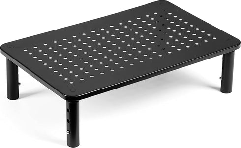 LOTEYIKE Monitor Riser Desktop Stand, Flat Screen TV Monitor Stand Riser, Sturdy