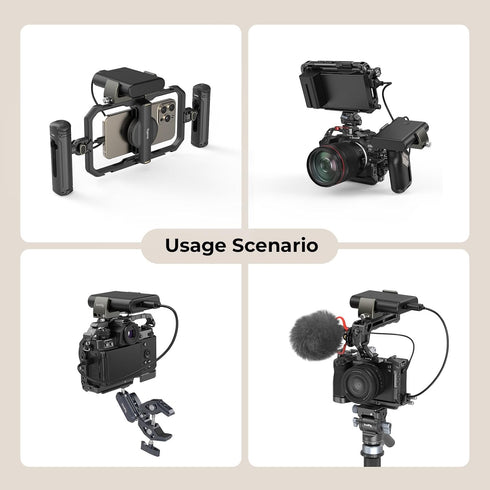 SmallRig Power Bank Holder, Clamp Mount for Camera, Compatible with Power Banks (Width 2.1"–3.3", Thickness 0.6"–1")
