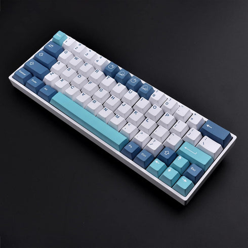 Hyekit PBT Keycaps, 134 Keycaps Shoko Dye-Sublimation Set, 6.25u 7u Spacebar, Cherry Profile for Mechanical Keyboards