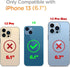 J.west iPhone 13 Case 6.1, Soft Shockproof Cute Floral Phone Protective Cover for Women, Garden Flower Pattern Design Slim Fit Anti-Scratch Phone Case for Girl