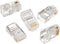 IDEAL Electrical 85-346 8P8C Modular Plugs Connector, RJ-45 Connector for CAT5e, Twisted Pair 100 MHz Cables, 25 Connectors by Ideal Industries