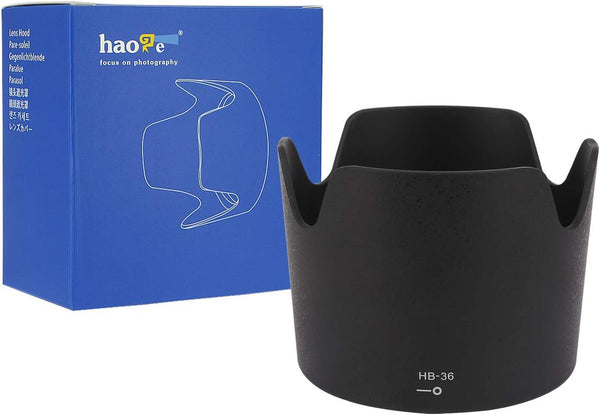 Haoge Bayonet Lens Hood for Nikon Nikkor AF-S 70-300mm f4.5-5.6G ED, Replaces Nikon HB-36