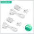 OLAIKE 2 Pack Charge Cable, 5m/16ft for Ring Stick Up Cam Battery/Plug-in & Ring Spotlight Cam Battery, White