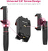 ULANZI ST-29 Phone Tripod Mount, Universal 2-in-1 Tablet Smartphone Holder Adapter with Cold Shoe Mount, 2.6"-8.8"