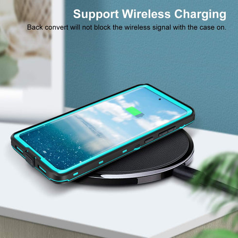 Waterproof Phone Case for Samsung Galaxy S21 Ultra, Full Body Protection with Screen Protector, Heavy Duty Rugged Cover