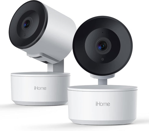 iHome Roto Smart Indoor WiFi Auto-Tracking Security Camera, Home Surveillance Cameras with 2-Way
