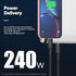 4 10ft, USB4 40Gbps 8K@60Hz/4K@120Hz 240W 4/3 USB Cable High Speed Data Transfer, Display Charging USB C Data Cables
