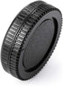 Micro 4/3 Body Cap and Lens Rear Cap Cover Replacement Set for Olympus/Panasonic M4/3 Cameras, 2 Sets