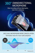 JUSTSTONE 128GB MP3 Digital Voice Recorder with Playback, Ai Noise Reduction, Voice Activated Recording, Password