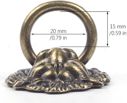 3Pcs Phone Holder Metal Lion Mobile Phone Ring Stand, Universal Desktop Bracket Retro Style