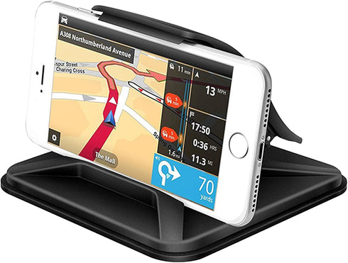 DUSCOKE Car Phone Holder Mount for Dashboard, Universal Anti-Slip Dashboard Cell Phone Stand