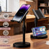 ZYEUNAGNB 360 New model Adjustable Phone Stand Holder for Desk, Rotatable Ergonomic Stand with Heavy Metal Base