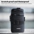 80 155 mm (3.15 6.10 AMBITFUL Thick Camera Lens Pouch Case, Water/Dust/Shock Protection Lens Pouch for DSLR Camera Lens