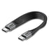 Short USB C Cable (5inch), Thunderbolt 4 USB 4 Cable with 40Gbps Data Transfer, 240W PD Fast Charging, Compatible for