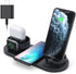 Multi-Functional 6 in 1 Wireless Phone Charger Dock (Black)