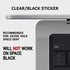 SYNERLOGIC Quick Reference Keyboard Shortcut Stickers for Mac OS (M/Intel) - 1 Set for MacBook Air/Pro/iMac/Mini (Clear)