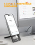 Aoviho 17 16 15 14 13 12 3.7"-7" Phone Stand for Desk, Ultra-Thin Foldable Aluminum Phone Holder, Portable Travel