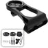 Out Front Mount for Garmin Bike Computer, Road Mountain Cycling GPS Combo Extended (Fixed Version/Black)