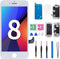 for iPhone 8 / SE 2020 Screen Replacement, White LCD Display 3D Touch Digitizer Full Assembly with Repair Tools