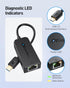 Cable Matters USB C to Ethernet Adapter with PXE, MAC Address Clone, Black, Compatible with MacBook Pro
