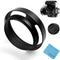 40.5mm Universal Metal Hollow Vented Lens Hood with Centre Pinch Cap for Leica Canon Nikon Sony + Microfiber Cloth