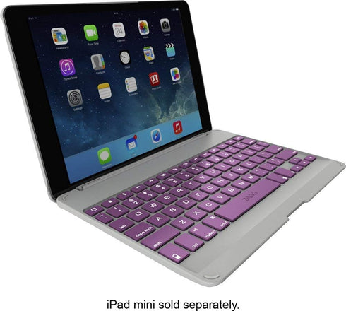 ZAGG Folio Case, Hinged with Bluetooth Keyboard for iPad Air - Orchid by ZAGG