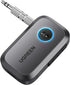 UGREEN 5.3 Aux Bluetooth Adapter for Car, Bluetooth Aux for Wireless Audio Receiver for Home Stereo/Wired Speaker
