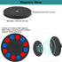 Gym Magnetic Phone Holder for Gym/Fridges/Motorcycle Tank/Motor Vehicle, 3.46 inch Magnetic Base Aluminum Alloy Ball