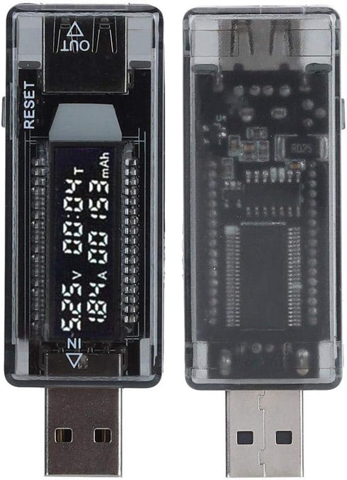 USB Power Tester KWS-V21, USB Tester Voltmeter Ammeter Power/Capacity/Mobile Power Testing Tool for Wall Chargers