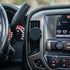 ROKFORM Double Magnetic Air Vent Holder, Aluminium Car Holder, Super Grip Clip, Black, Compatible with MagSafe Phones