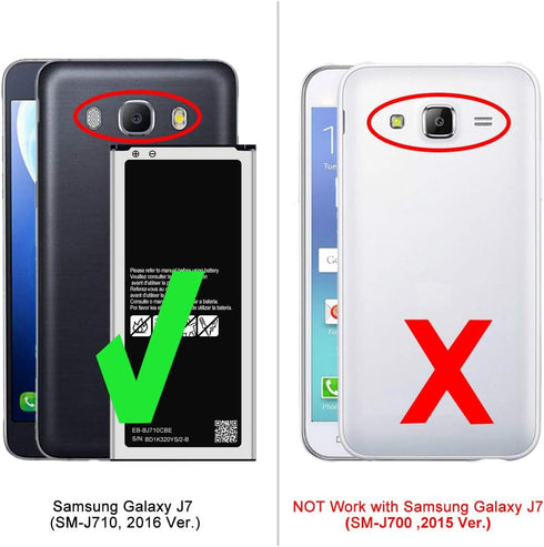 DDONG Replacement Battery for Cricket Samsung Galaxy Halo SM-J727AZ, EB-BJ710CBE, EB-BJ710CBU