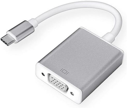 USB-C to VGA Adapter, USB 3.1 Type C to VGA Converter Compatible with MacBook Pro, Dell XPS 13/15, Surface Book 2