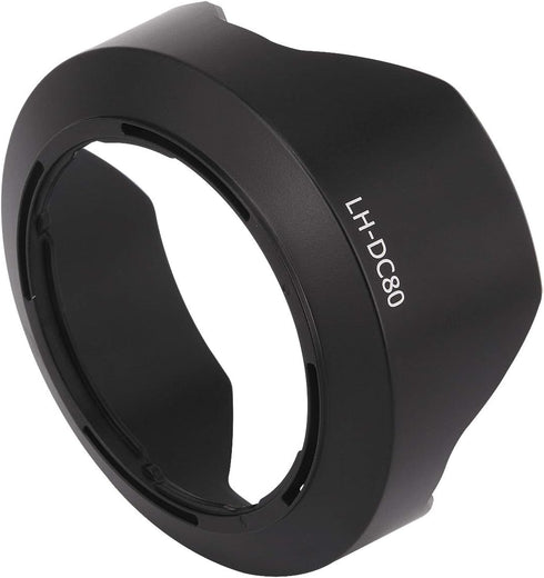 Haoge Bayonet Lens Hood replaces Canon LH-DC80 for Canon PowerShot G1 X Mark II Camera
