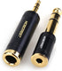 MOBOREST 3.5mm M to 6.35mm F Stereo Pure Copper Adapter, 1/8 Inch Plug Male to 1/4 Inch Jack Female Adapter