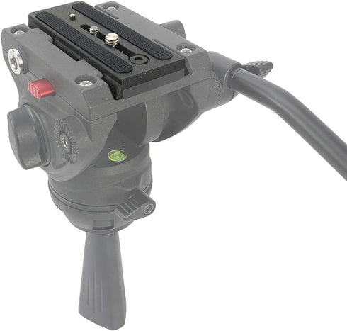 Universal Sliding Quick Release Plate Replacement Camera Mount with 1/4 Inch and 3/8 Inch Screws, 3.54 inches