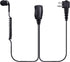 2-Pack Walkie Talkie Earpiece with PTT Mic, 2.5mm/3.5mm 2-Pin Headset for Motorola Two-Way Radios.