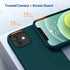 Miracase Compatible with iPhone 12 and iPhone 12 Pro Case, Teal Liquid Silicone Gel Rubber Full Body Shockproof