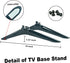 ALLIMITY 58R6E3 Replaced TV Stand Legs Fit for HISENSE TV with Screws and Instruction