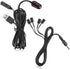 IR Repeater Hidden Infrared Remote Extender System, 1 Receiver 4 Emitters Control Kit, USB Adapter for Amplifier, Cable