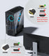 SWITCHFLUX 1080P@60Hz VGA to HDMI Adapter, Uni-Directional VGA (Source) to HDMI (Display) Converter (Male to Female)