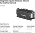 SMALLRIG 13, 1/4"-20 5437 Magnetic Quick Release Mount for GoPro Hero Aluminum Adapter with Screw and Dual-Claws