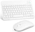UrbanX Rechargeable Bluetooth Keyboard and Mouse Combo, Ultra Compact Slim Full-Size Keyboard and Ergonomic Mice for