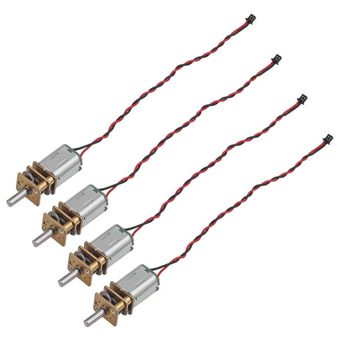 JUZITAO 8PCS N20 3V-6V Mini Gear Motor DC Slow Speed Full Metal Gearbox Micro Motorfor DIY Robot Car RC Toys