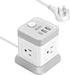BEVA Power Strip with USB - 5ft Long Extension Cord Desktop Charging Station,